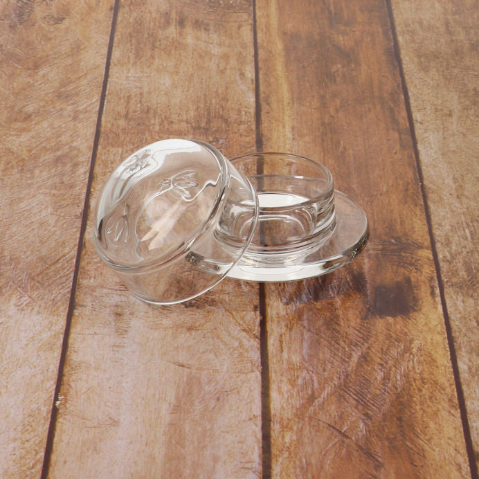 Set Bee Glass Butter cup + bell - La Rochère