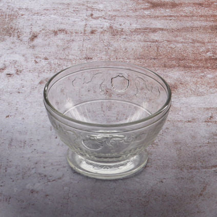 La Rochere Glass Bowls Versailles on Iron Table