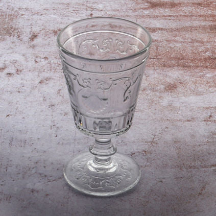 La Rochere Water Glasses Versailles on Iron Table