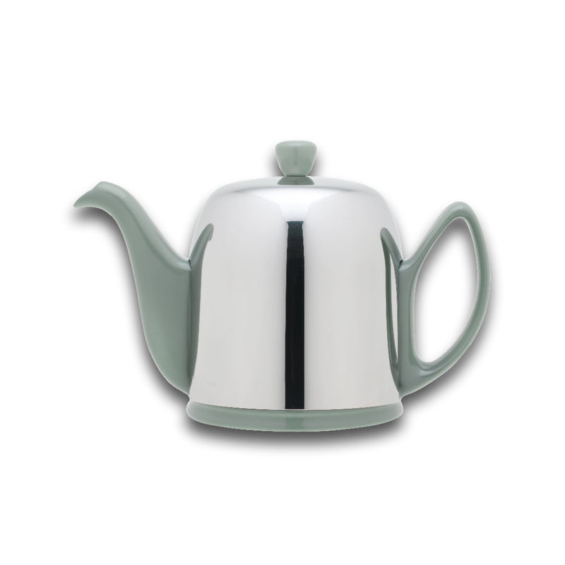 Tea pot jade aluminium Lid 4 cups