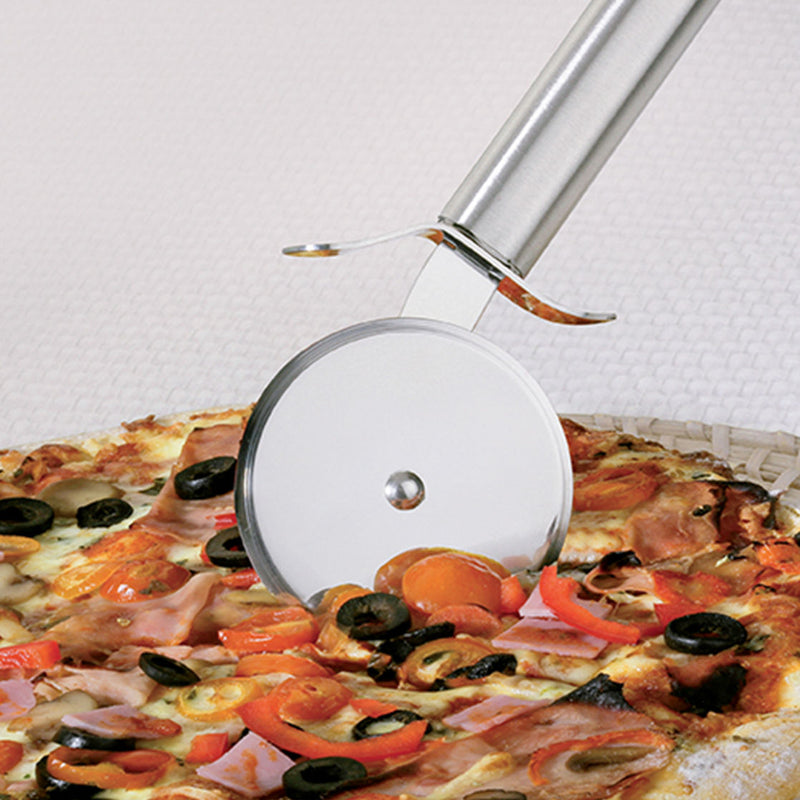 Cristel Pizza cutter on a Pizza